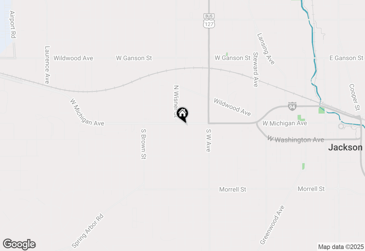 Map of 1101 W Michigan Avenue, Jackson, MI 49202