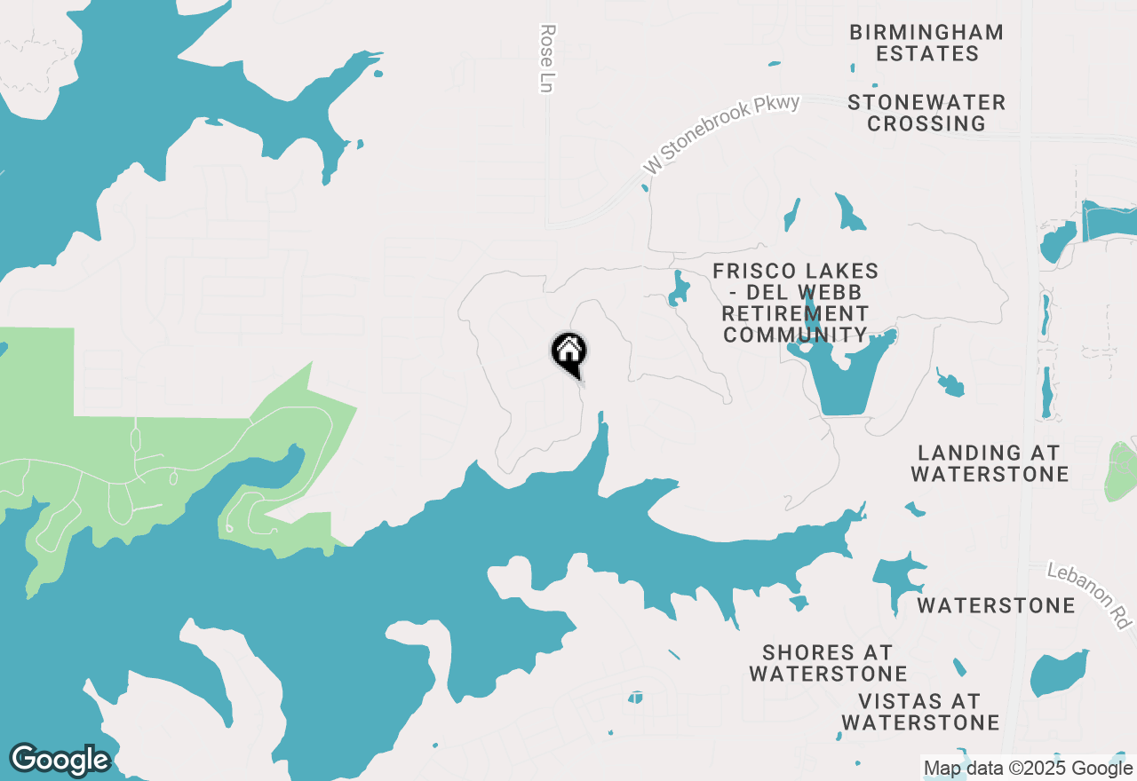 Map of 6632 Catalina Lane, Frisco, TX 75036