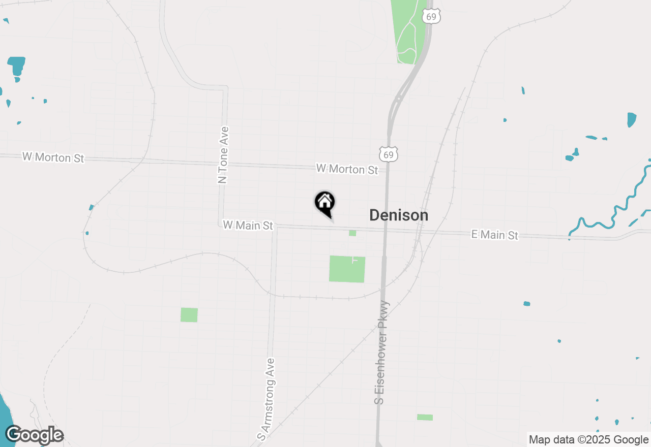 Map of 507 - 509 W Main Street, Denison, TX 75020