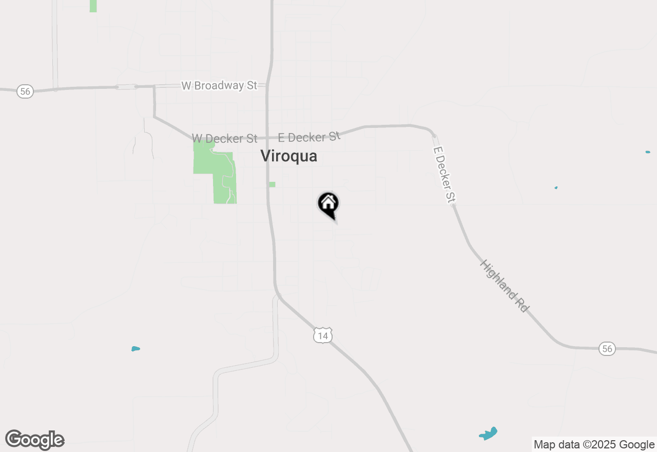 Map of 427 E Oak St, Viroqua, WI 54665