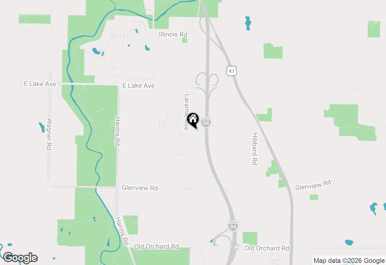 Map of 613 Leamington Avenue, Wilmette, IL 60091