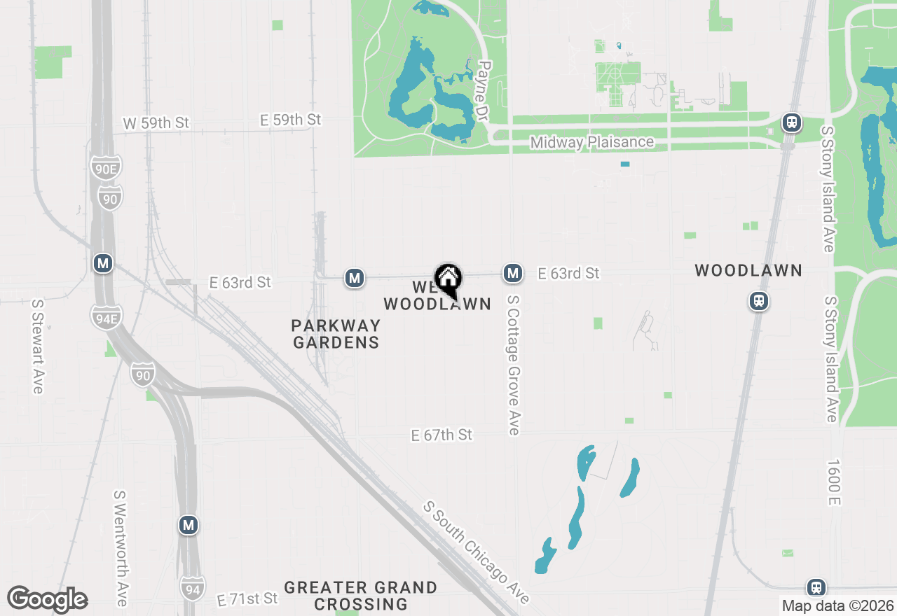 Map of 6350 S Champlain Avenue, Chicago, IL 60637