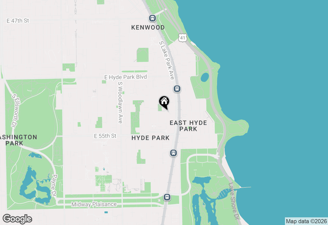 Map of 5400 S Harper Avenue #204, Chicago, IL 60615