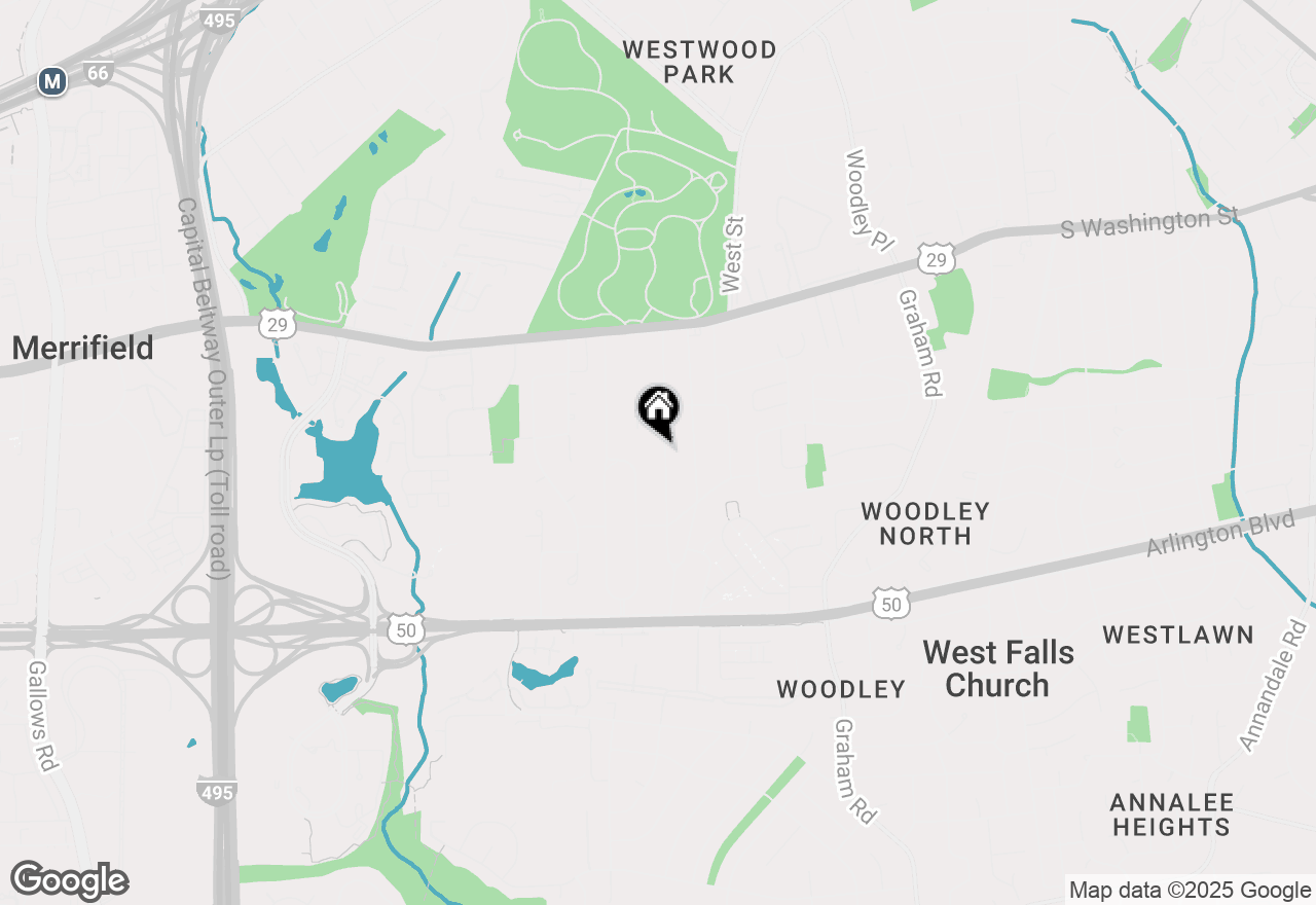 Map of 2914 Lawrence Drive, Falls Church, VA 22042