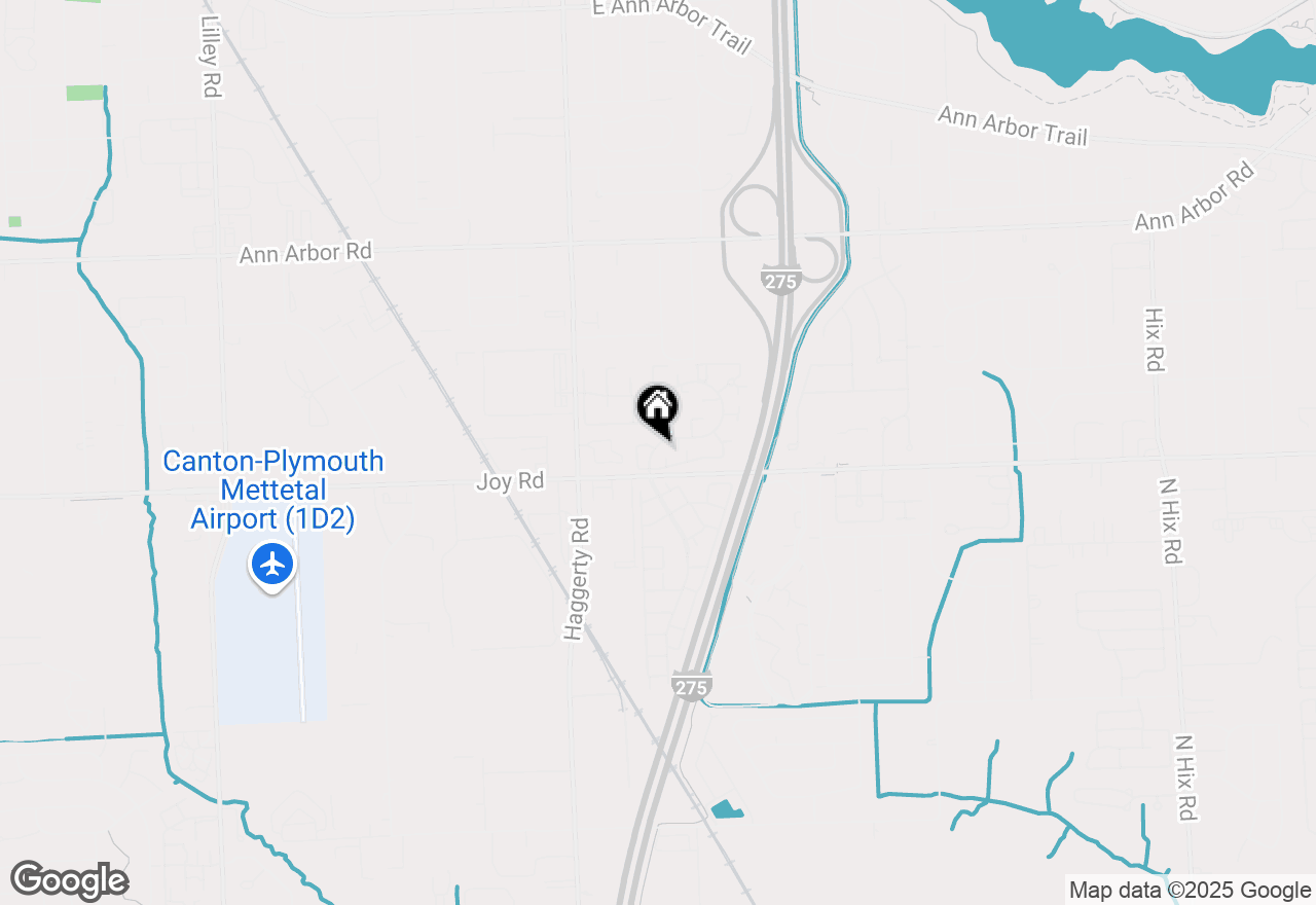 Map of 40160 Newport Drive, Plymouth, MI 48170