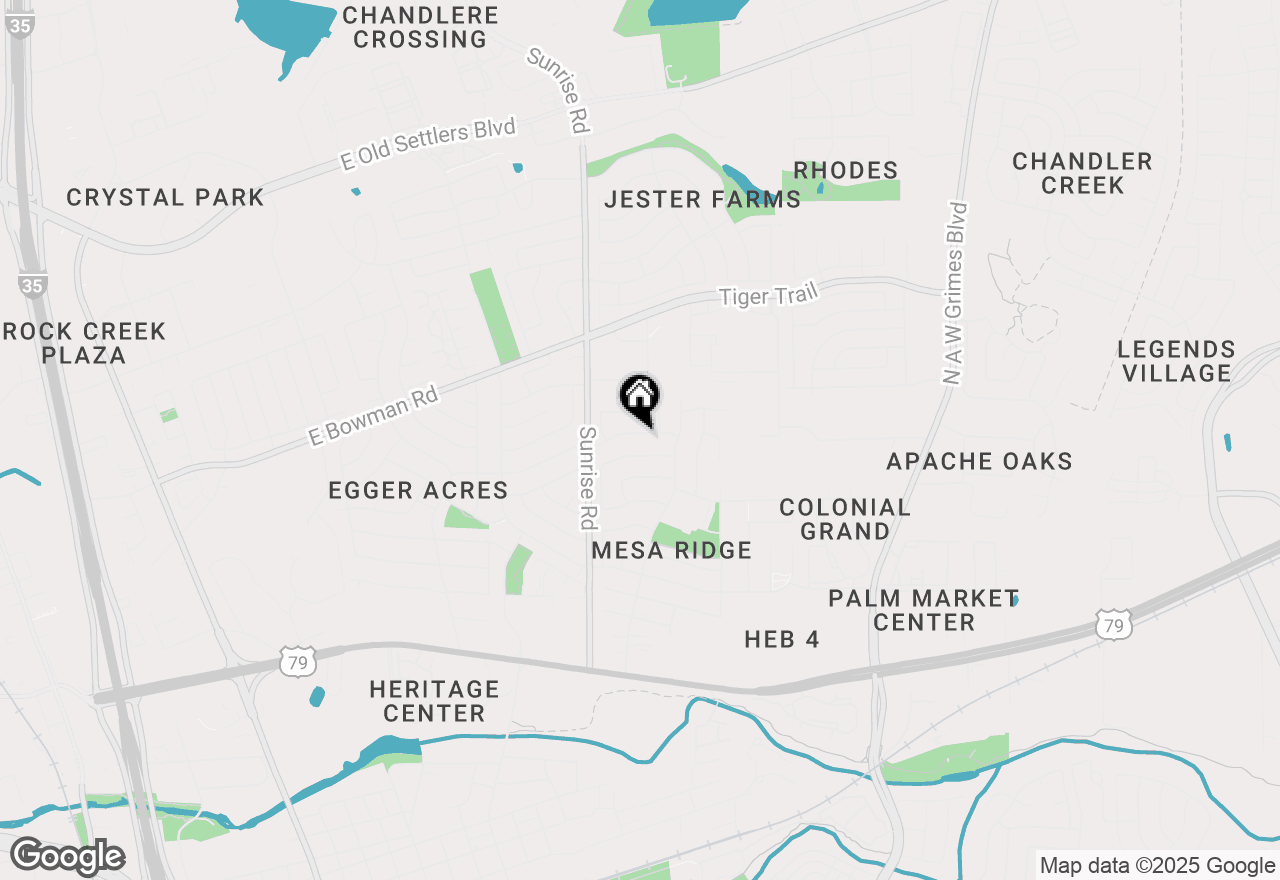 Map of 1309 Wayne Dr, Round Rock, TX 78664