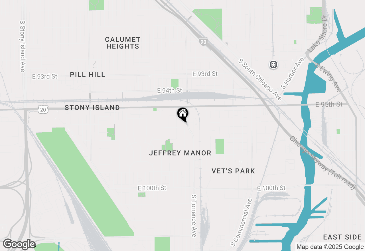 Map of 2552 E 96th Street, Chicago, IL 60617
