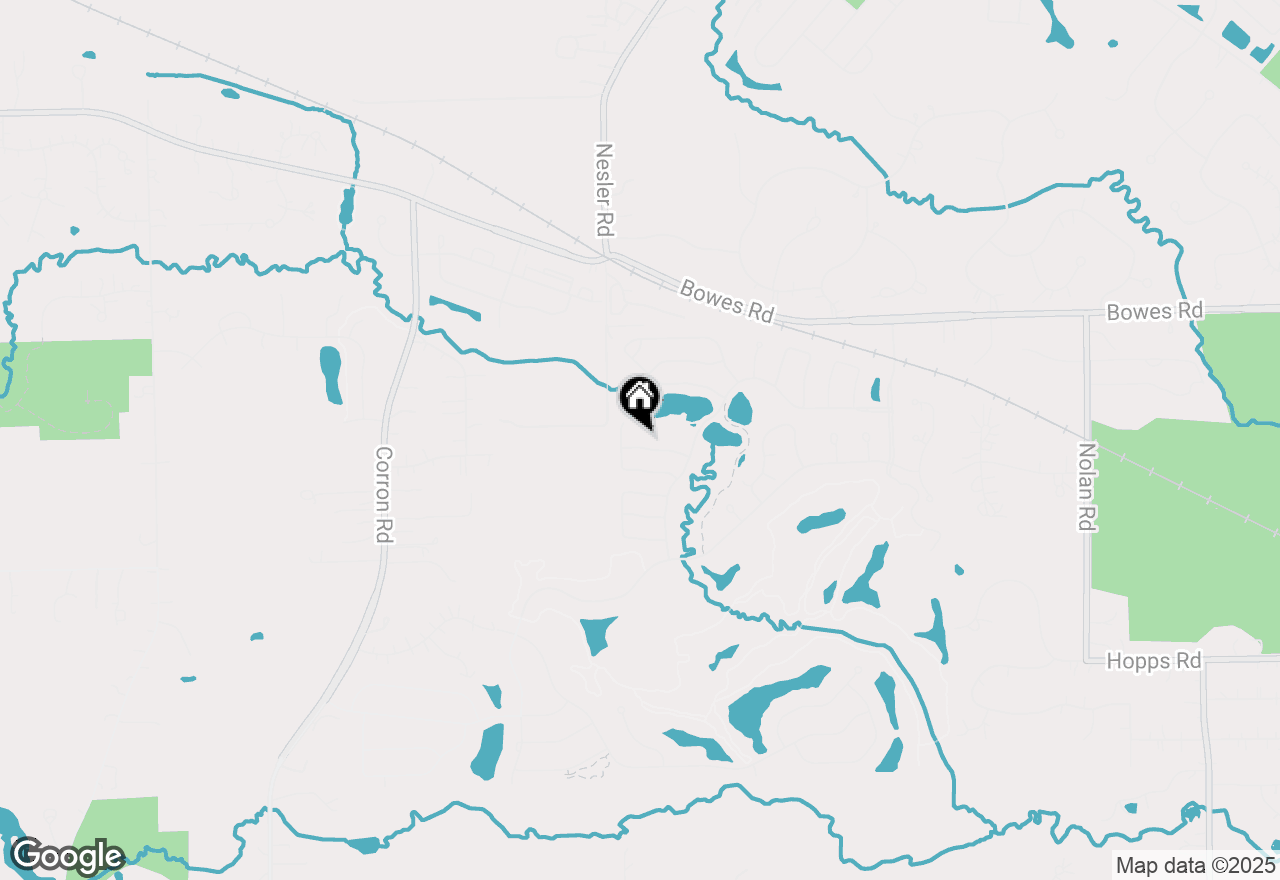 Map of 3870 Crooked Creek Drive, Elgin, IL 60124