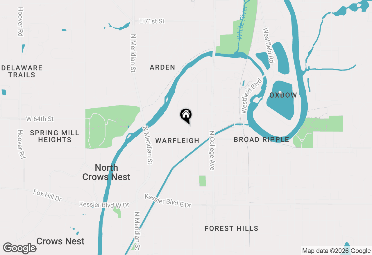 Map of 6321 Central Avenue, Indianapolis, IN 46220