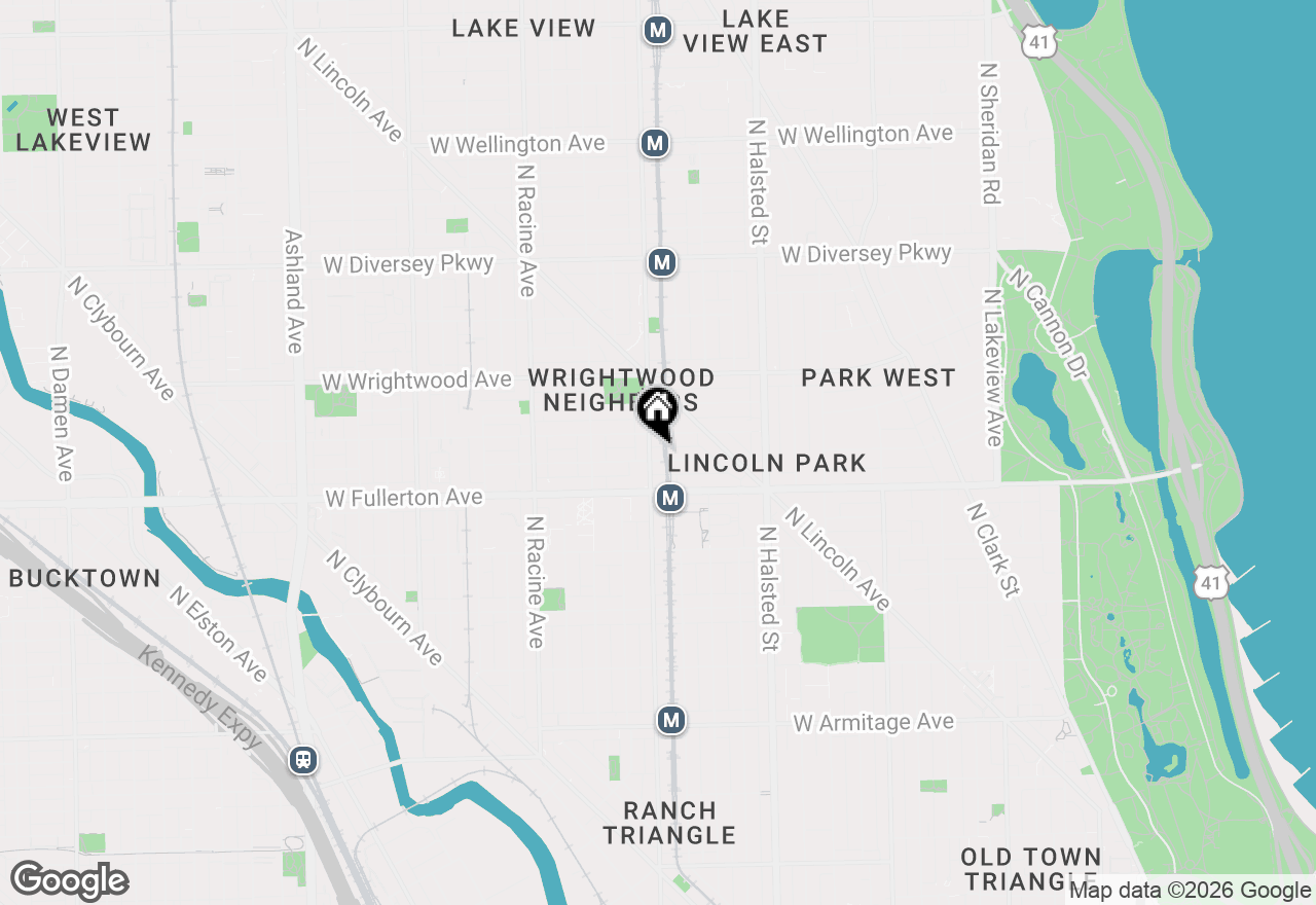 Map of 2435 N Sheffield Avenue #5, Chicago, IL 60614