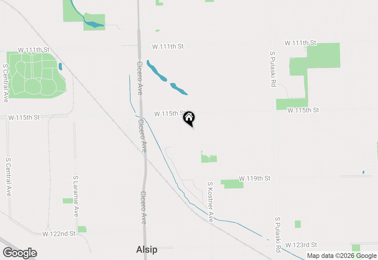 Map of 11600 S Kolmar Avenue, Alsip, IL 60803