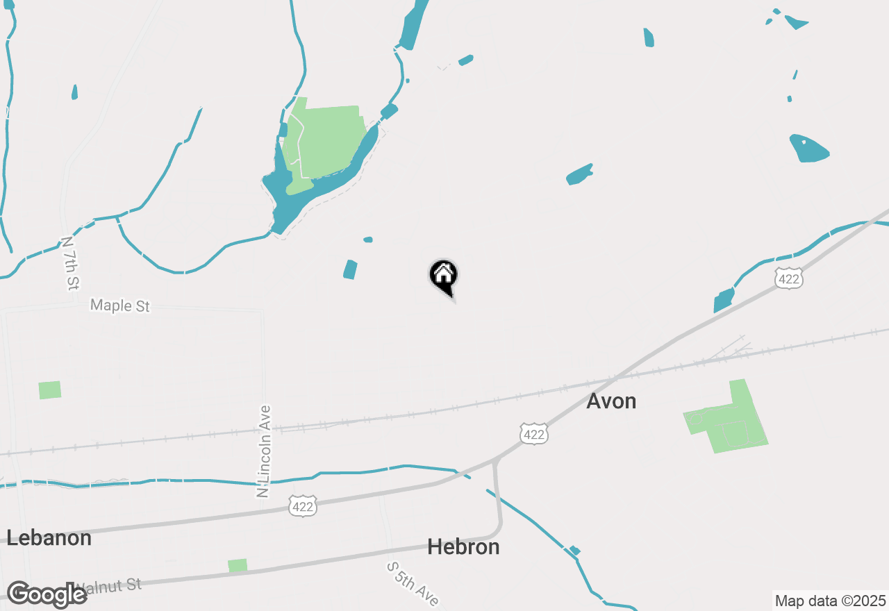 Map of 7 David Drive, Lebanon, PA 17046