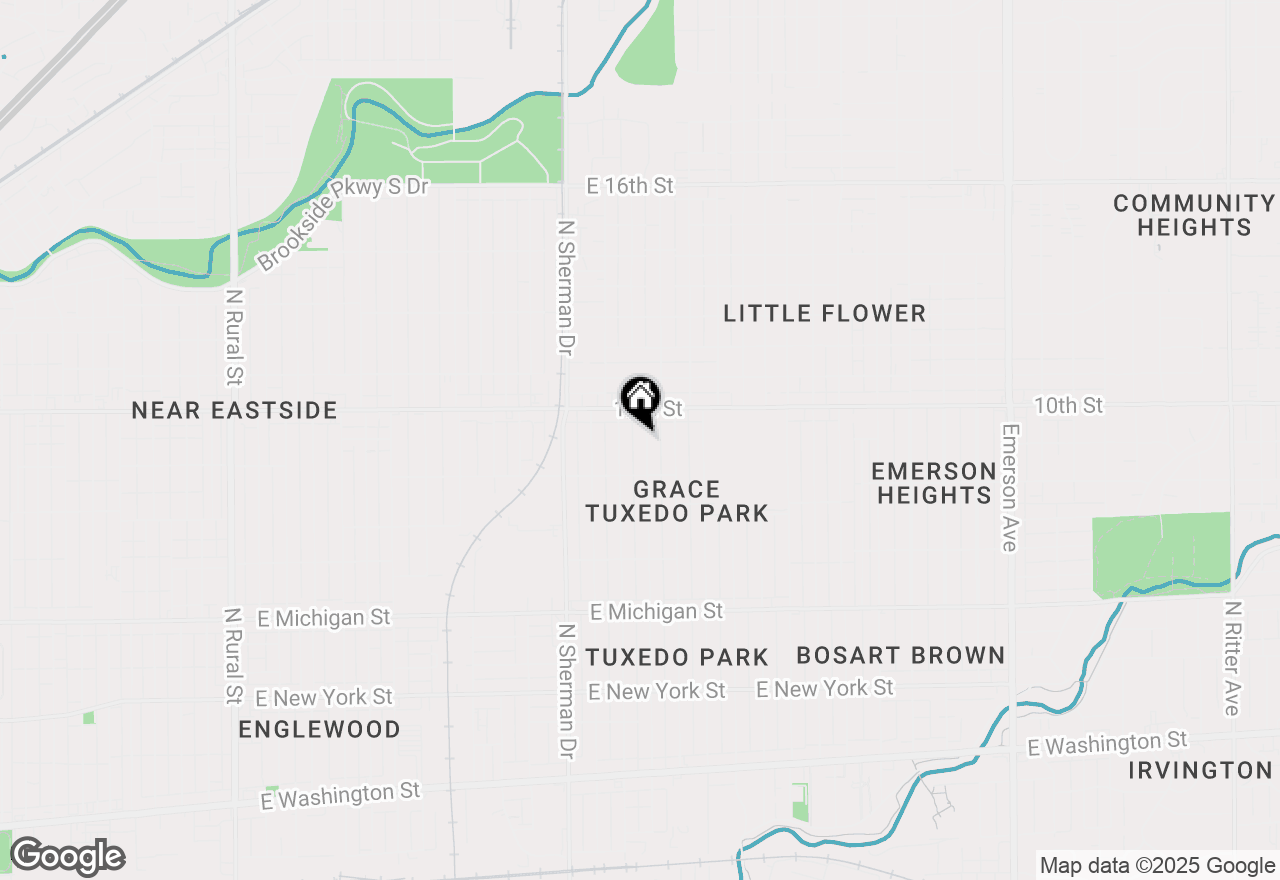 Map of 940 N Chester Avenue, Indianapolis, IN 46201