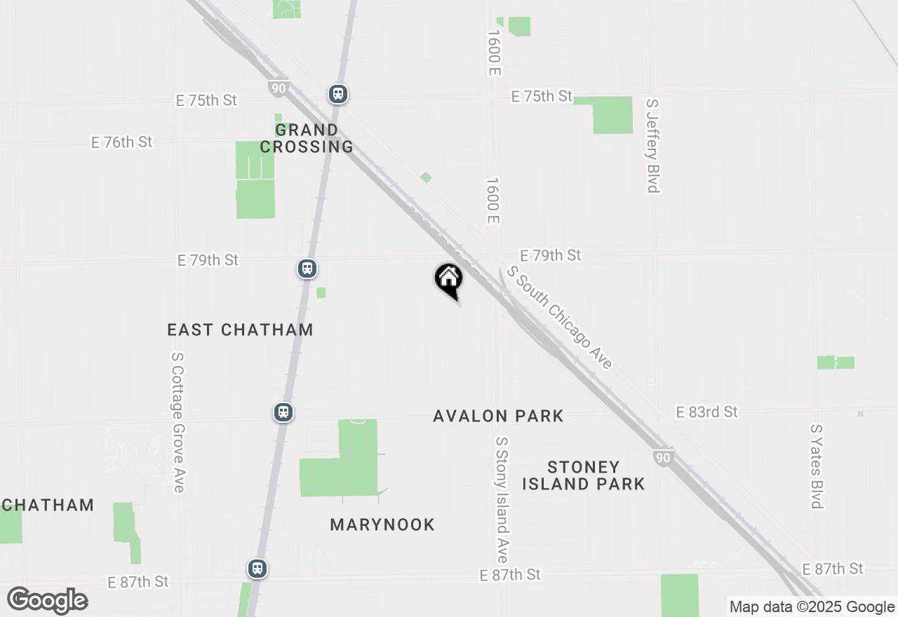 Map of 8016 S Blackstone Avenue, Chicago, IL 60619