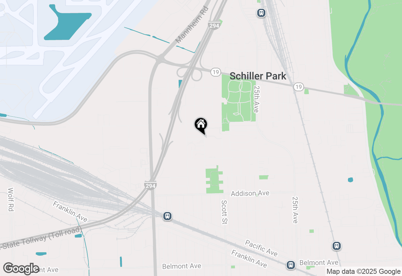 Map of 10105 Hartford Court #GB, Schiller Park, IL 60176