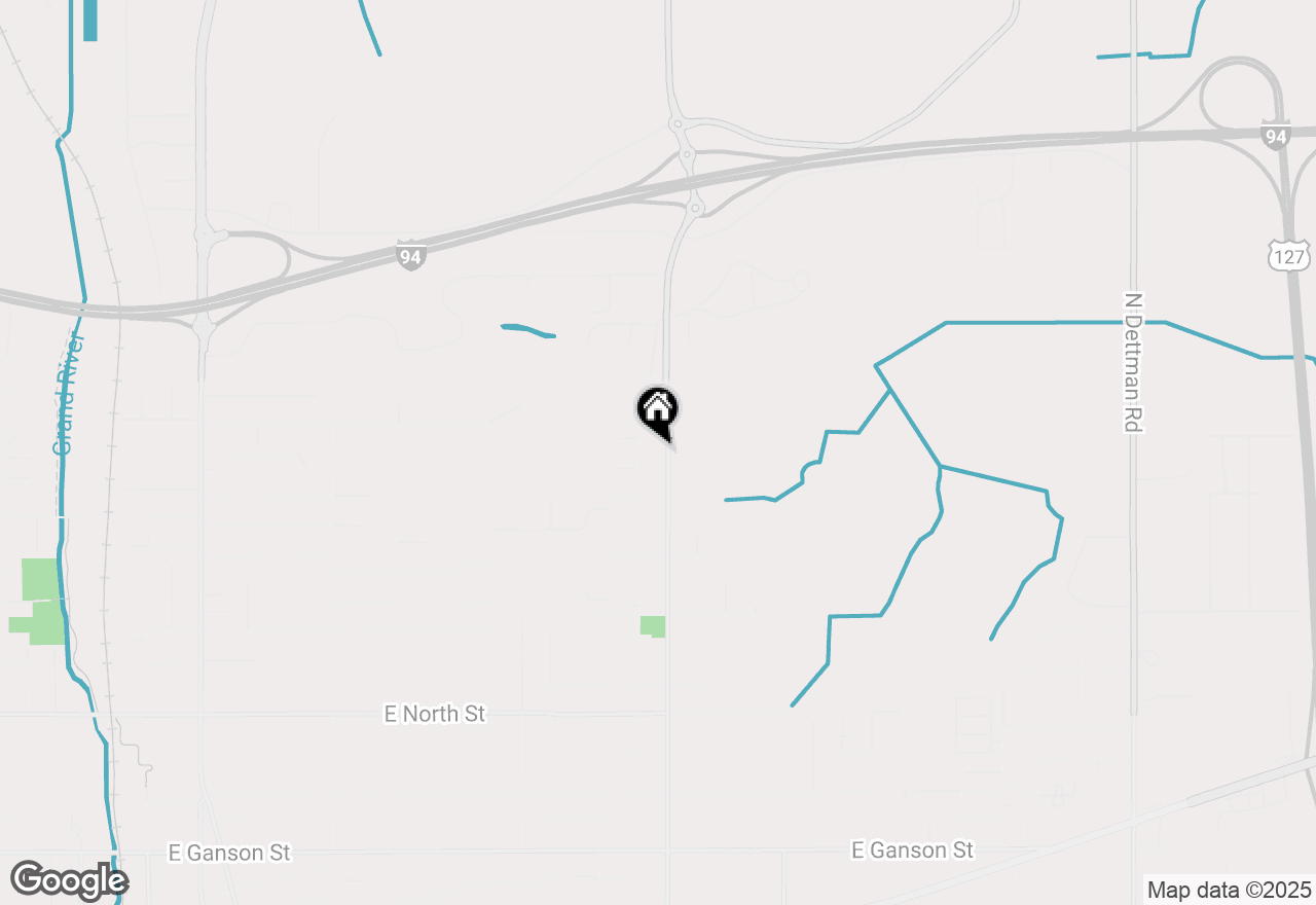 Map of 1110 N Elm Ave Avenue, Jackson, MI 49202