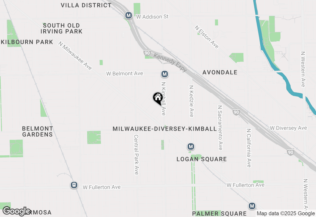 Map of 2952 N Wisner Avenue, Chicago, IL 60618