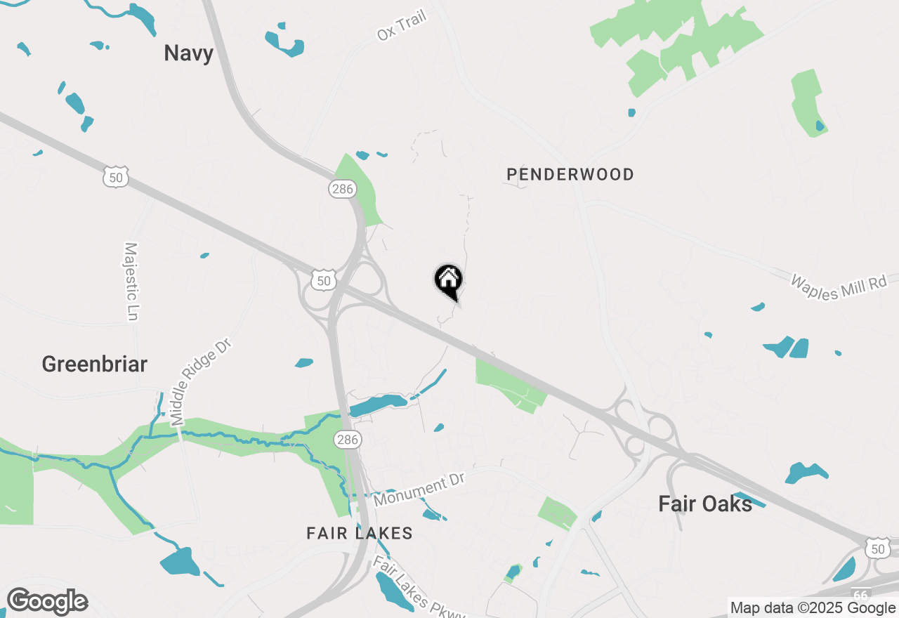 Map of 3959 Acorn Ridge Court, Fairfax, VA 22033