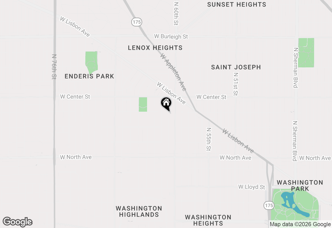 Map of 2573 N 61st St, Milwaukee, WI 53213