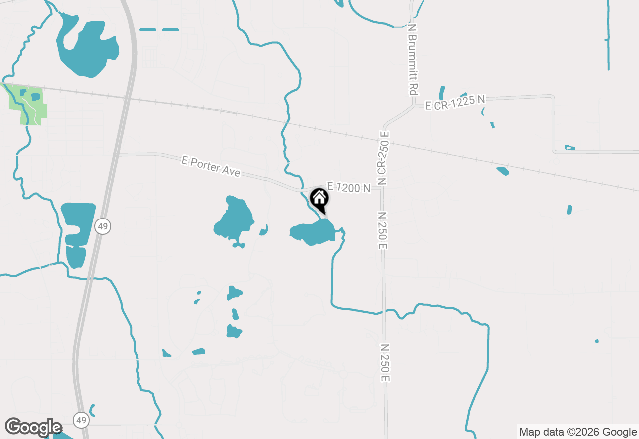 Map of 219 E 1200 N, Chesterton, IN 46304