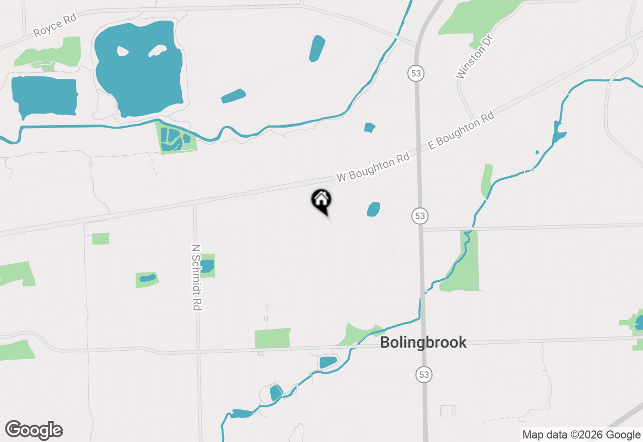 Map of 32 Wildwood Lane G, Bolingbrook, IL 60440