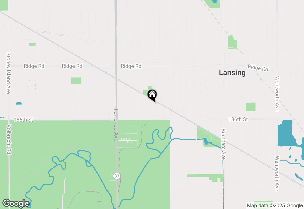 Map of 2655 Christina Drive, Lansing, IL 60438