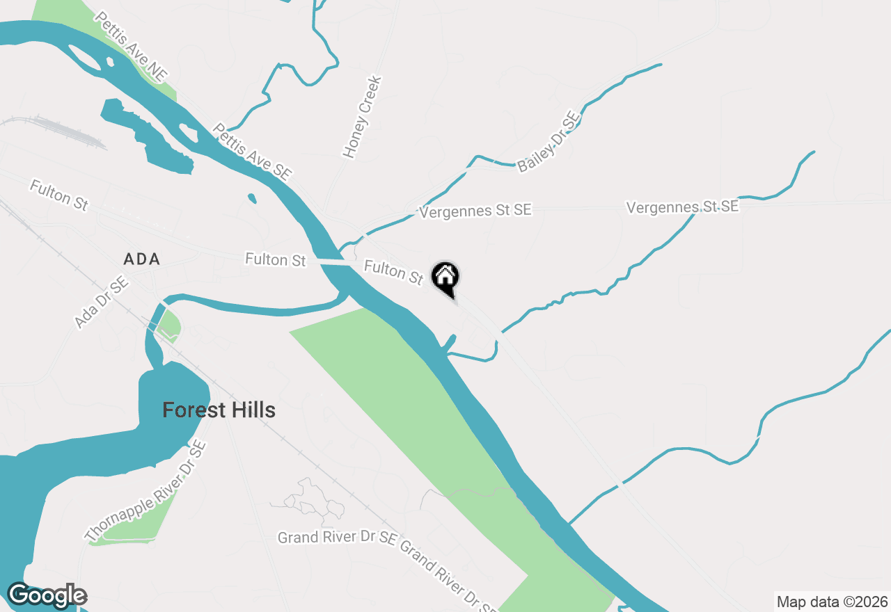 Map of 8112 Fulton Street E, Ada, MI 49301