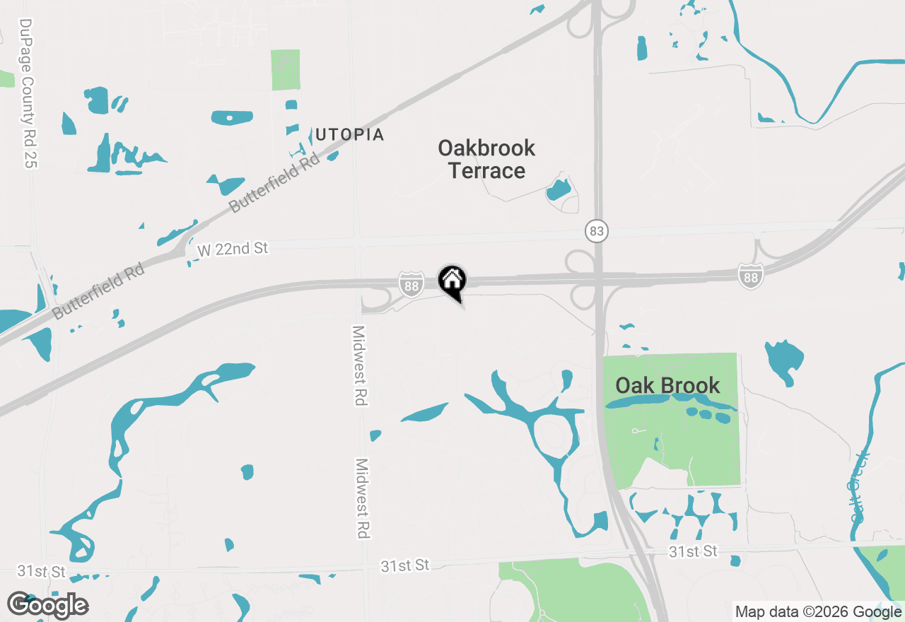 Map of 4 Kingsbury Court, Oak Brook, IL 60523