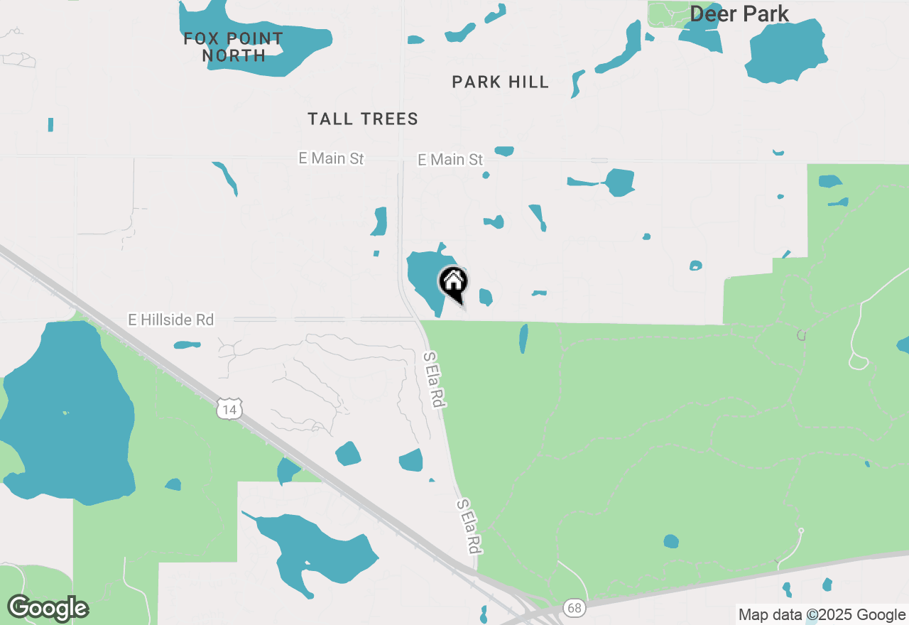 Map of 202 E Hillside Road, Barrington, IL 60010