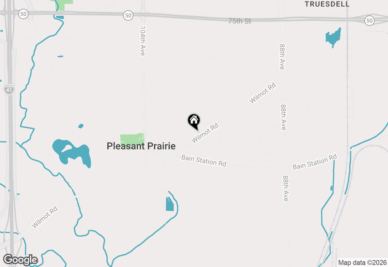 Map of 8454 Northview Dr, Pleasant Prairie, WI 53158