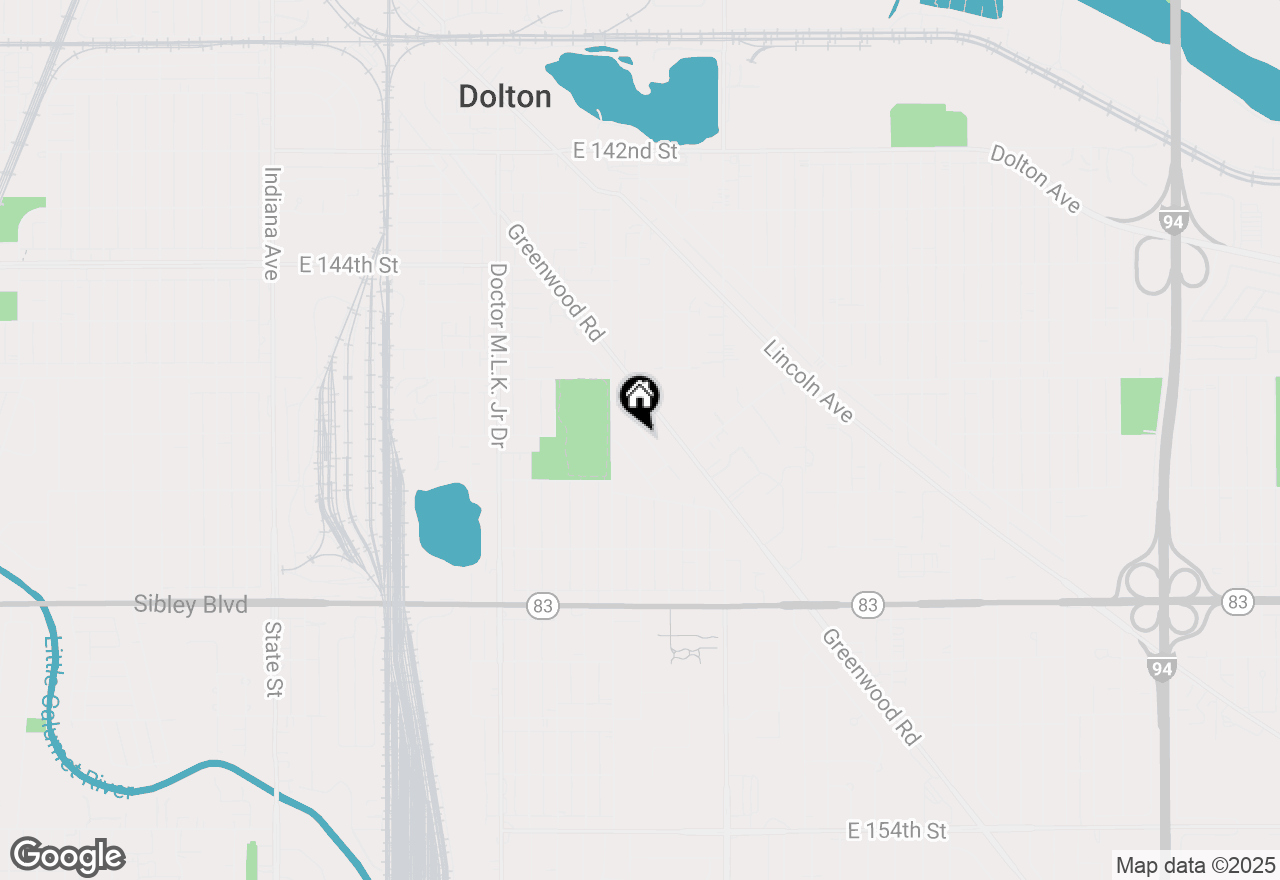 Map of 14654 Memorial Drive, Dolton, IL 60419