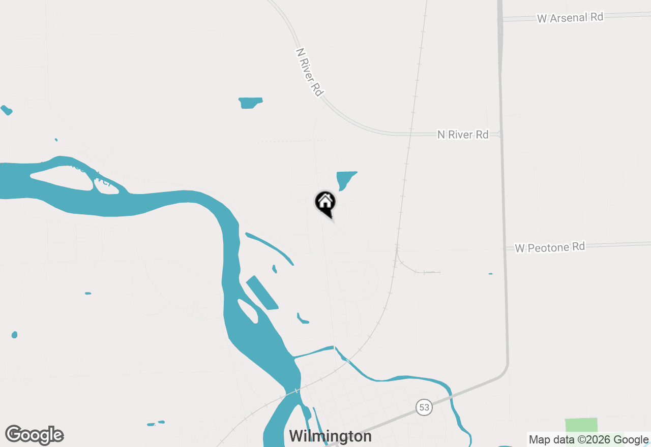 Map of 1511 N Kankakee Street, Wilmington, IL 60481