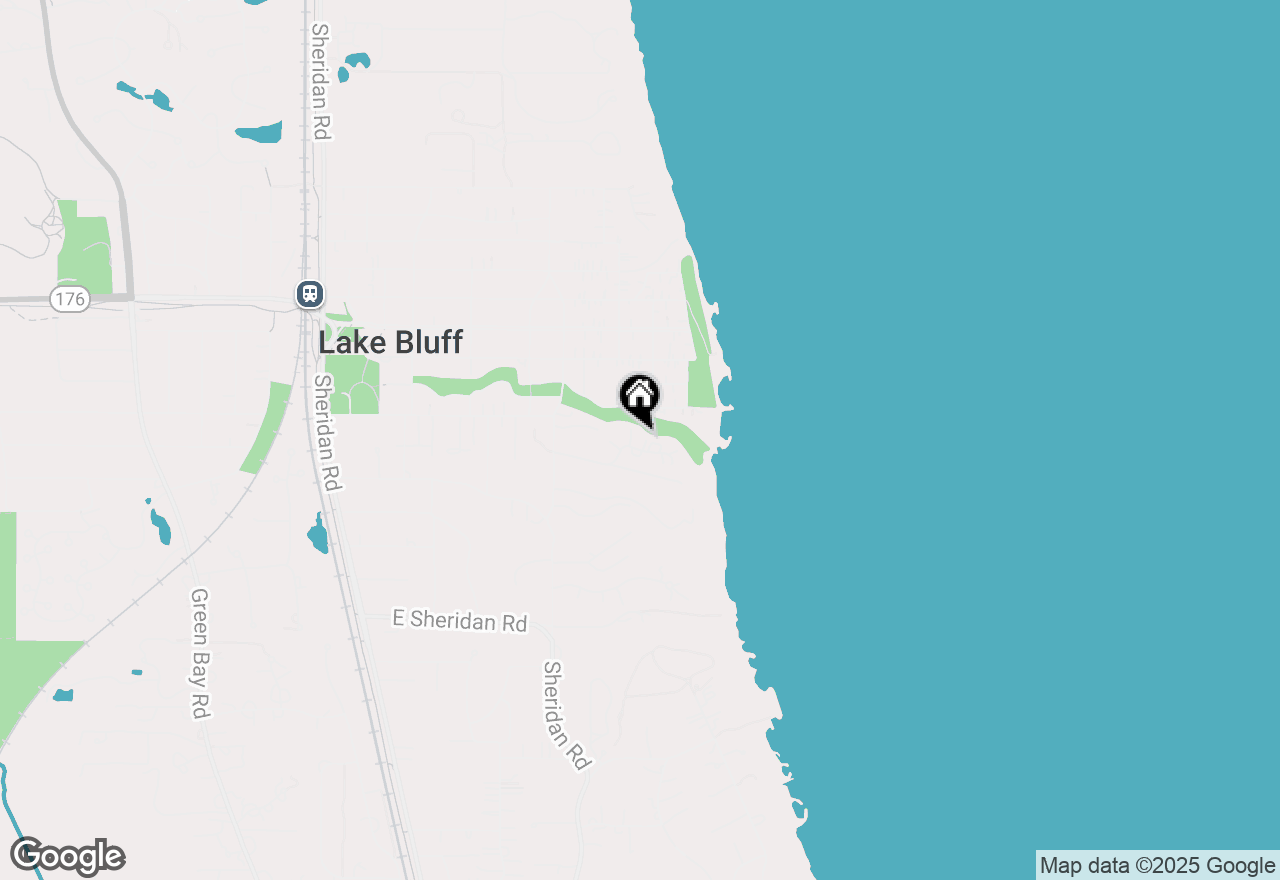 Map of 546 Lakeland Drive, Lake Bluff, IL 60044