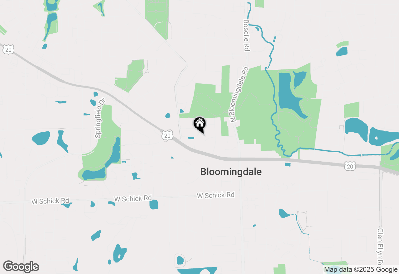 Map of 121 Rose Drive, Bloomingdale, IL 60108