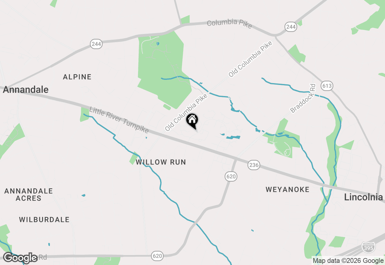 Map of 6650 Cypress Point Road, Alexandria, VA 22312