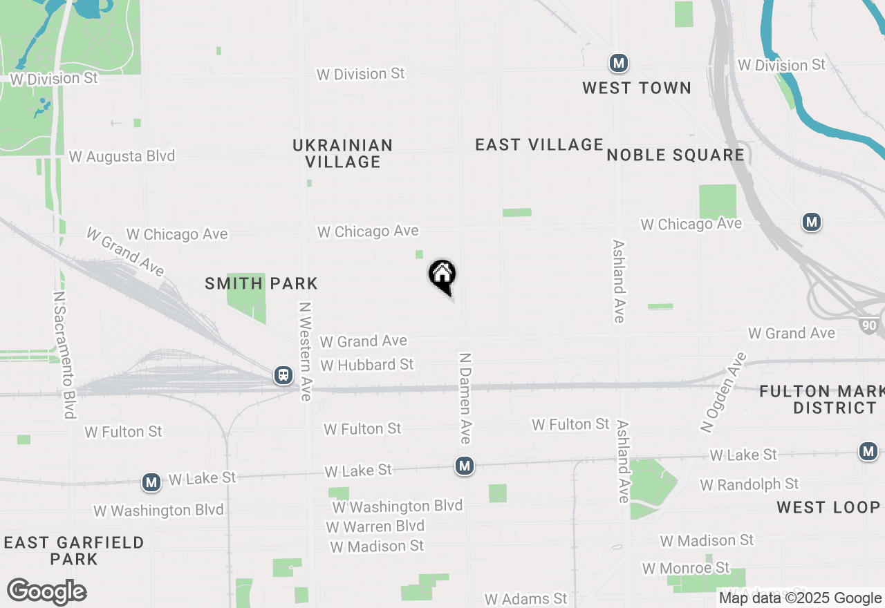 Map of 2032 W Ohio Street, Chicago, IL 60612