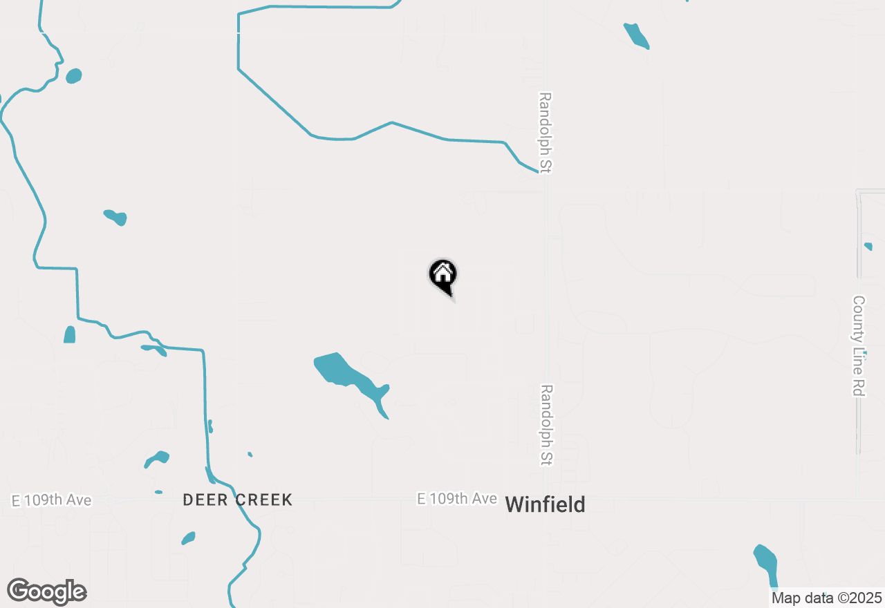 Map of 10367 Trevino Street, Crown Point, IN 46307