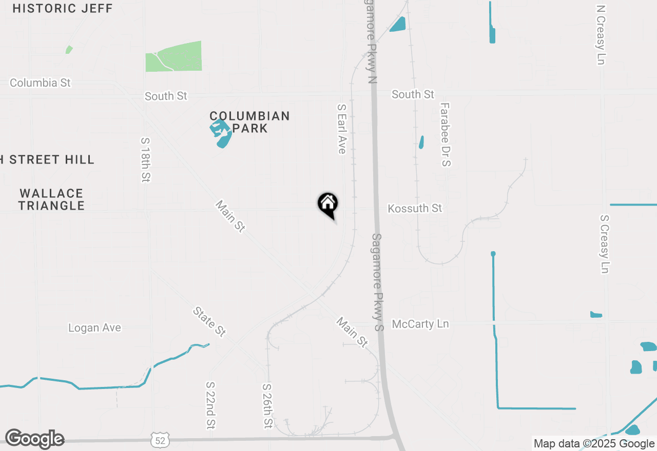 Map of 726 S 31 Street, Lafayette, IN 47904