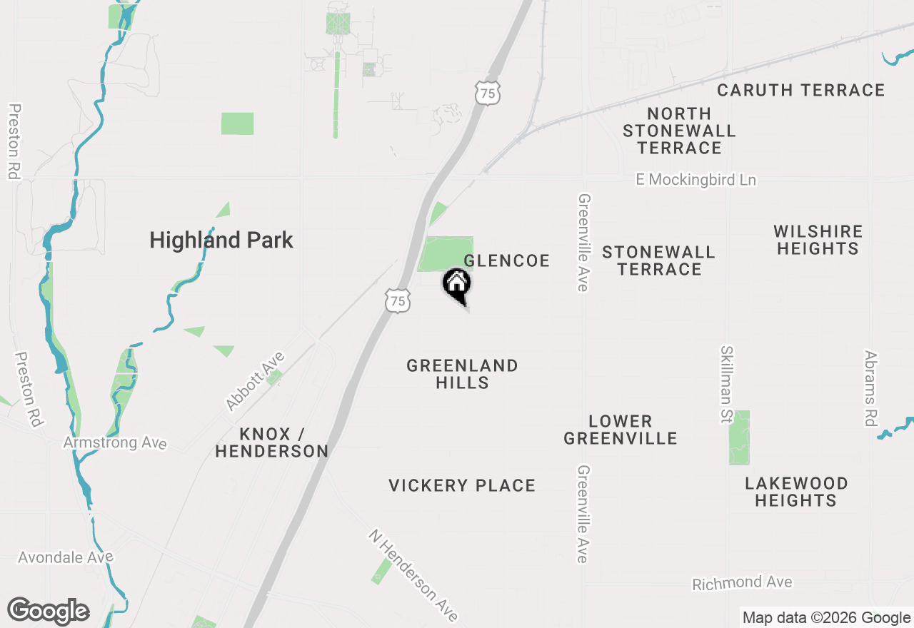 Map of 5342 Mccommas Boulevard, Dallas, TX 75206