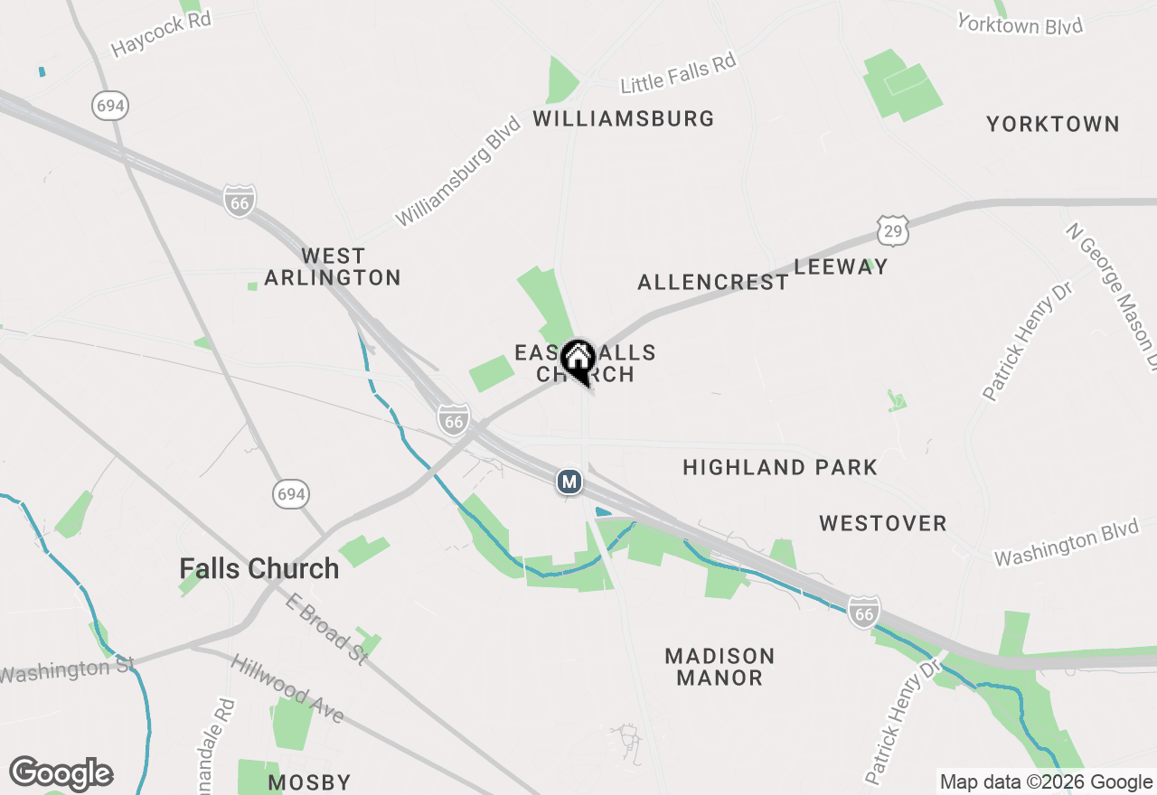 Map of 2215 N Somerset Street, Arlington, VA 22205