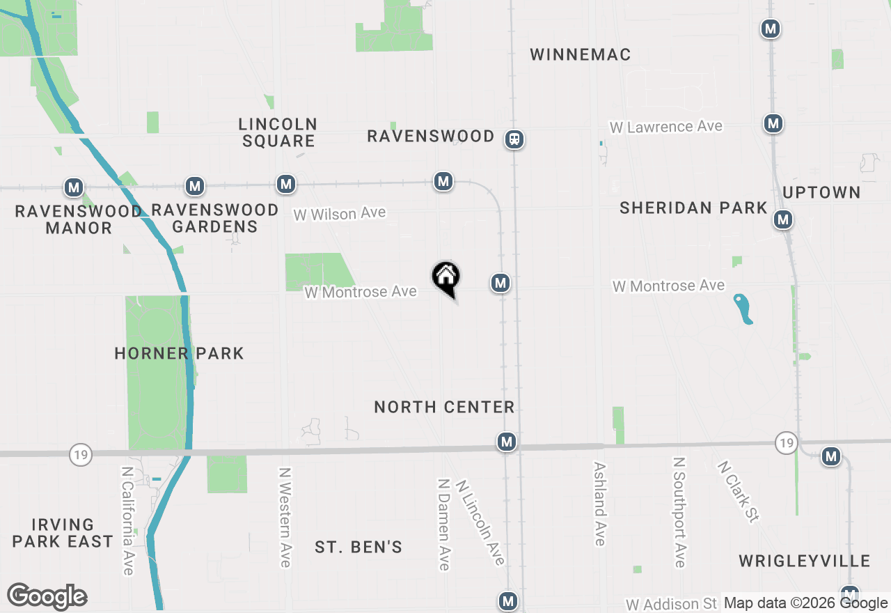 Map of 4335 N Damen Avenue, Chicago, IL 60618