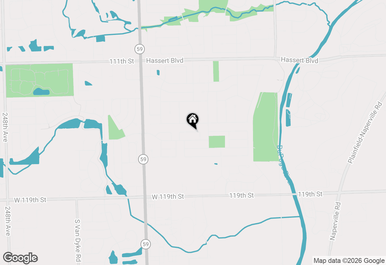 Map of 2632 Lupine Circle, Naperville, IL 60564