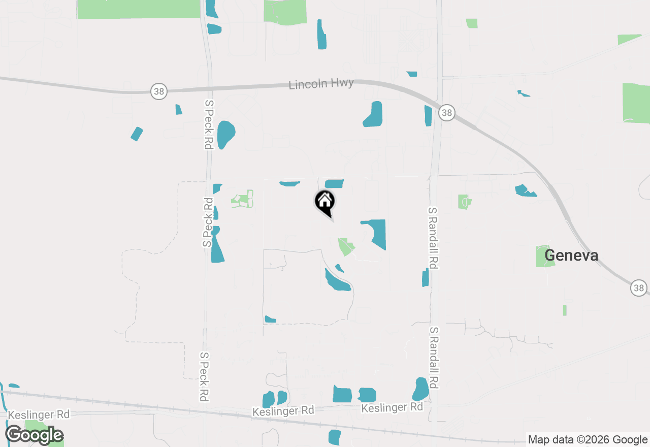 Map of 448 Cannon Drive, Geneva, IL 60134