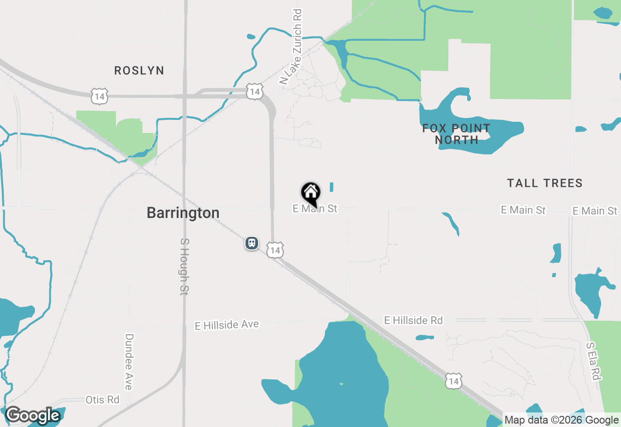Map of 115 Kainer Avenue, Barrington, IL 60010