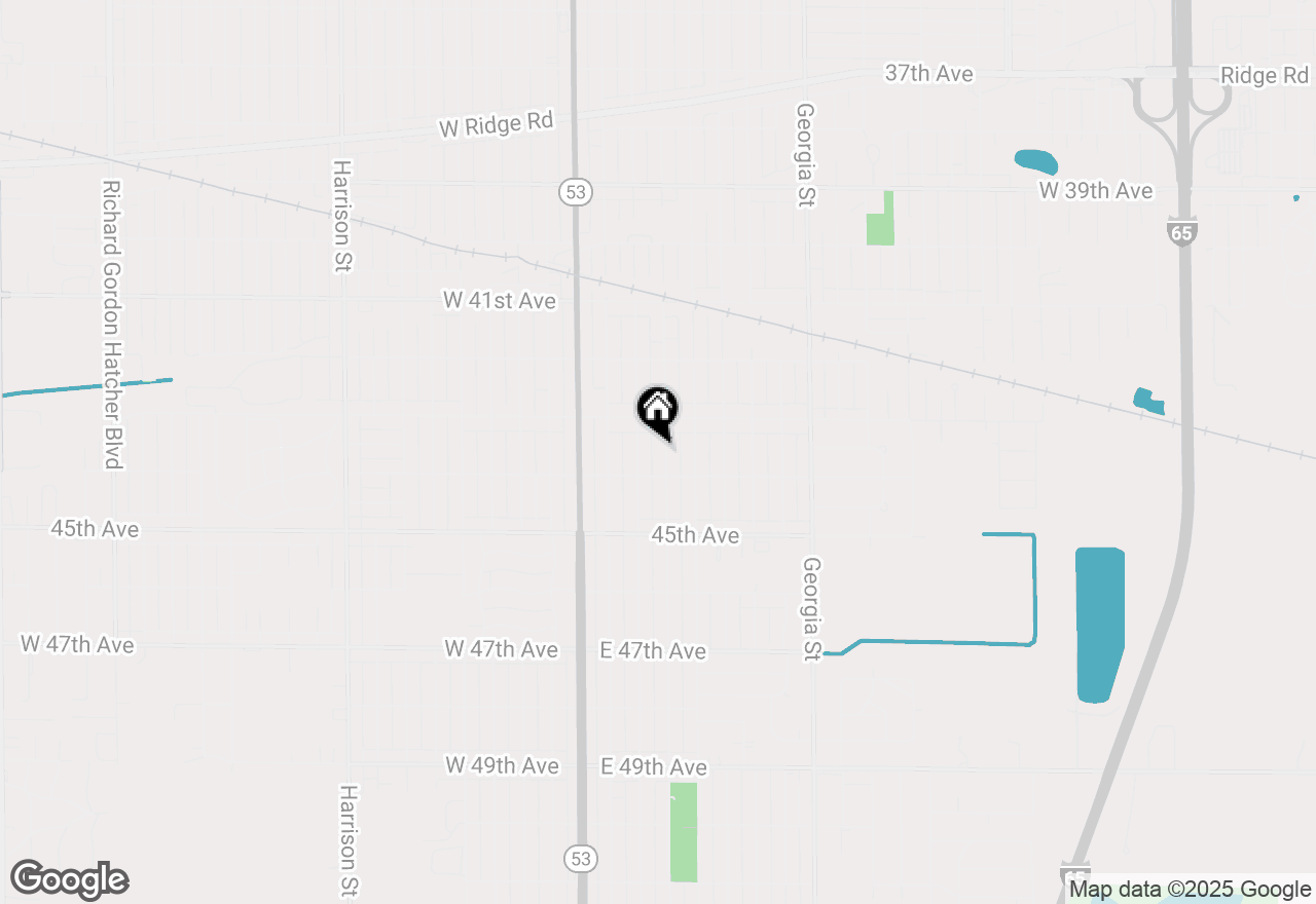 Map of 4356 Pennsylvania Street, Gary, IN 46409