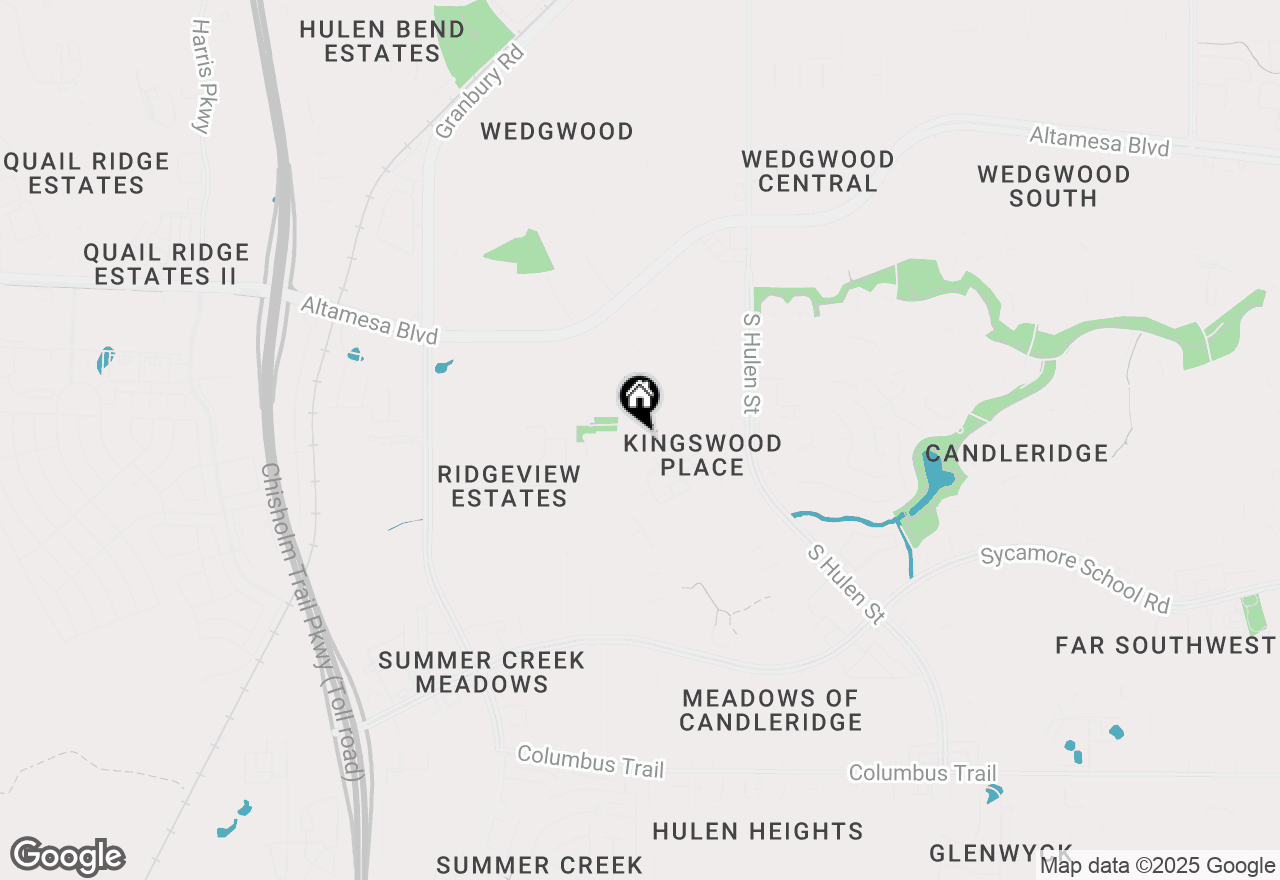 Map of 7531 Kings Trail, Fort Worth, TX 76133