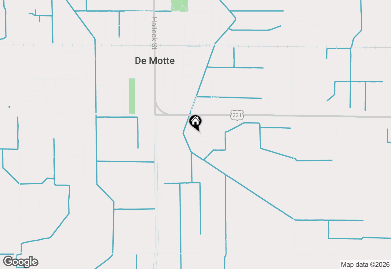 Map of 414 17th Street Se, Demotte, IN 46310
