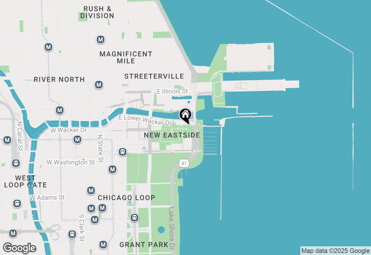 Map of 450 E Waterside Drive #307, Chicago, IL 60601