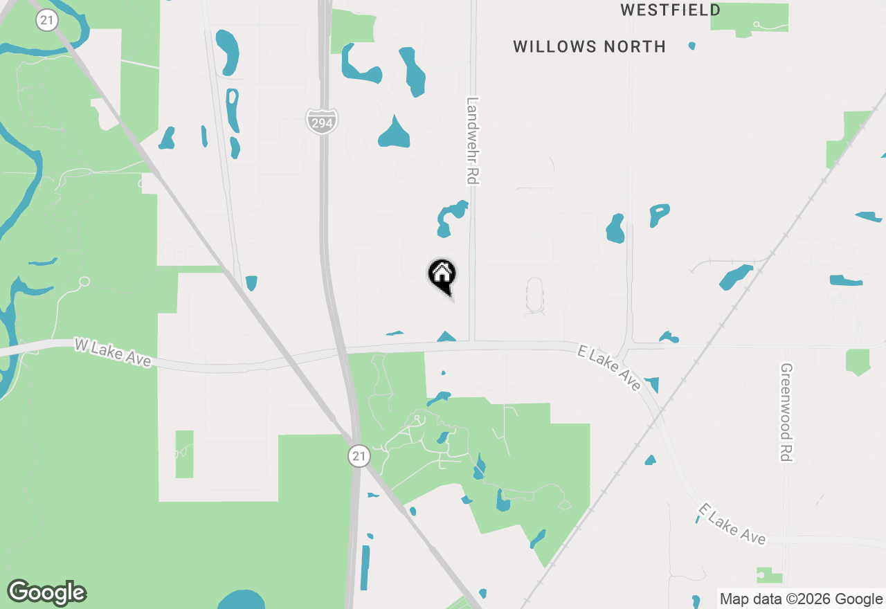 Map of 4243 Linden Tree Lane, Glenview, IL 60026