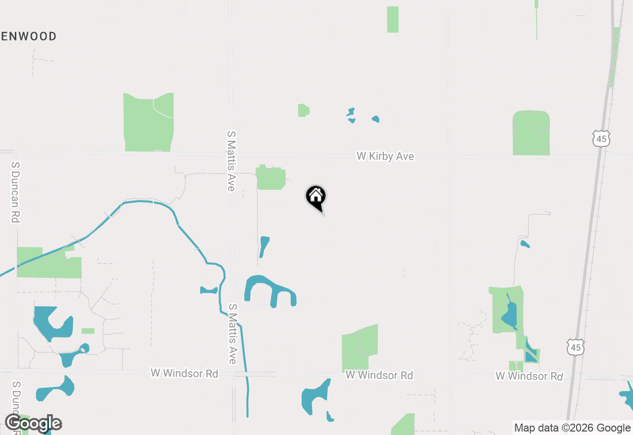 Map of 1318 Broadmoor Drive, Champaign, IL 61821